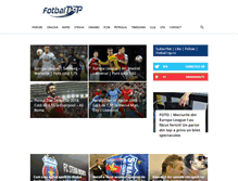 Tablet Screenshot of fotbaltop.ro
